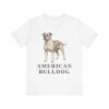American Bulldog Lover Shirt, Vintage Dog Sketch Tee, Dog Lover Gift