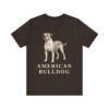 American Bulldog Lover Shirt, Vintage Dog Sketch Tee, Dog Lover Gift
