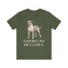 American Bulldog Lover Shirt, Vintage Dog Sketch Tee, Dog Lover Gift