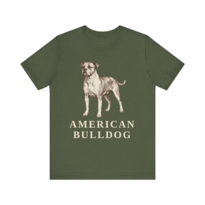 American Bulldog Lover Shirt, Vintage Dog Sketch Tee, Dog Lover Gift