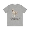 American Bulldog Lover Shirt, Vintage Dog Sketch Tee, Dog Lover Gift