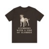 American Bulldog Humor Shirt, Vintage Dog Sketch Tee, Dog Humor Gift