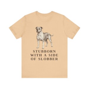 American Bulldog Humor Shirt, Vintage Dog Sketch Tee, Dog Humor Gift