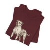 American Bulldog Humor Shirt, Vintage Dog Sketch Tee, Dog Humor Gift