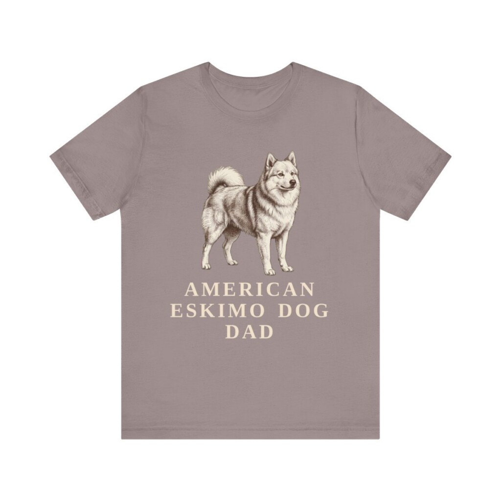American Eskimo Dog Dad Shirt, Vintage Dog Sketch Tee, Dog Dad Gift American Eskimo Dog Dad Shirt, Vintage Dog Sketch Tee, Dog Dad Gift