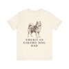 American Eskimo Dog Dad Shirt, Vintage Dog Sketch Tee, Dog Dad Gift American Eskimo Dog Dad Shirt, Vintage Dog Sketch Tee, Dog Dad Gift