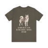 American Eskimo Dog Dad Shirt, Vintage Dog Sketch Tee, Dog Dad Gift American Eskimo Dog Dad Shirt, Vintage Dog Sketch Tee, Dog Dad Gift