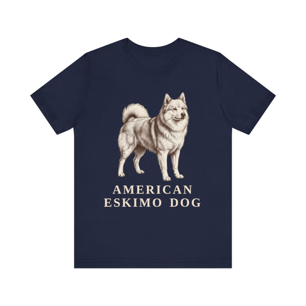 American Eskimo Dog Lover Shirt, Vintage Dog Sketch Tee, Dog Lover Gift American Eskimo Dog Lover Shirt, Vintage Dog Sketch Tee, Dog Lover Gift