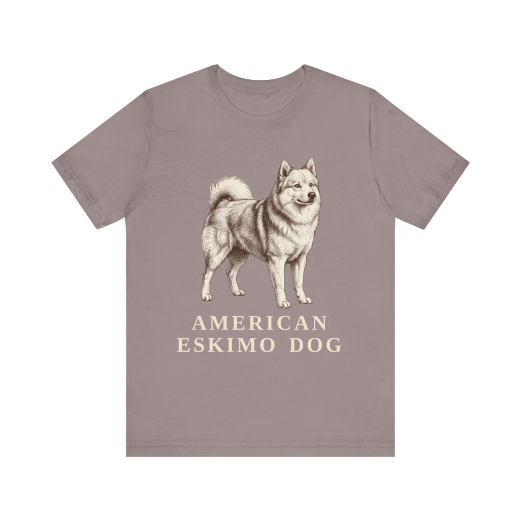 American Eskimo Dog Lover Shirt, Vintage Dog Sketch Tee, Dog Lover Gift American Eskimo Dog Lover Shirt, Vintage Dog Sketch Tee, Dog Lover Gift