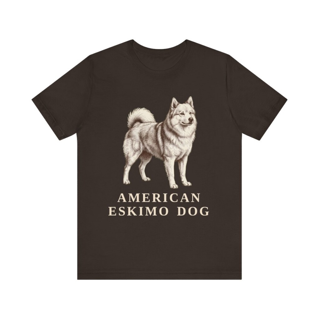 American Eskimo Dog Lover Shirt, Vintage Dog Sketch Tee, Dog Lover Gift American Eskimo Dog Lover Shirt, Vintage Dog Sketch Tee, Dog Lover Gift