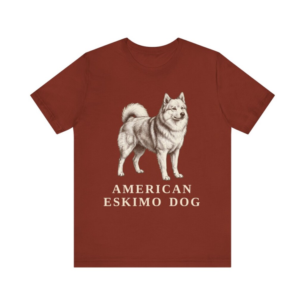American Eskimo Dog Lover Shirt, Vintage Dog Sketch Tee, Dog Lover Gift American Eskimo Dog Lover Shirt, Vintage Dog Sketch Tee, Dog Lover Gift