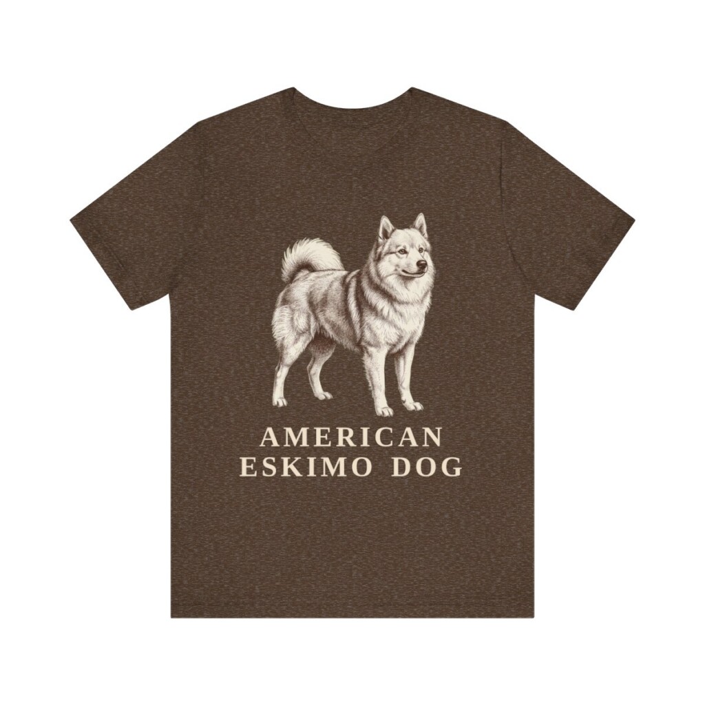 American Eskimo Dog Lover Shirt, Vintage Dog Sketch Tee, Dog Lover Gift American Eskimo Dog Lover Shirt, Vintage Dog Sketch Tee, Dog Lover Gift
