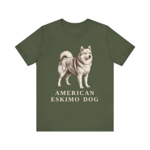 American Eskimo Dog Lover Shirt, Vintage Dog Sketch Tee, Dog Lover Gift