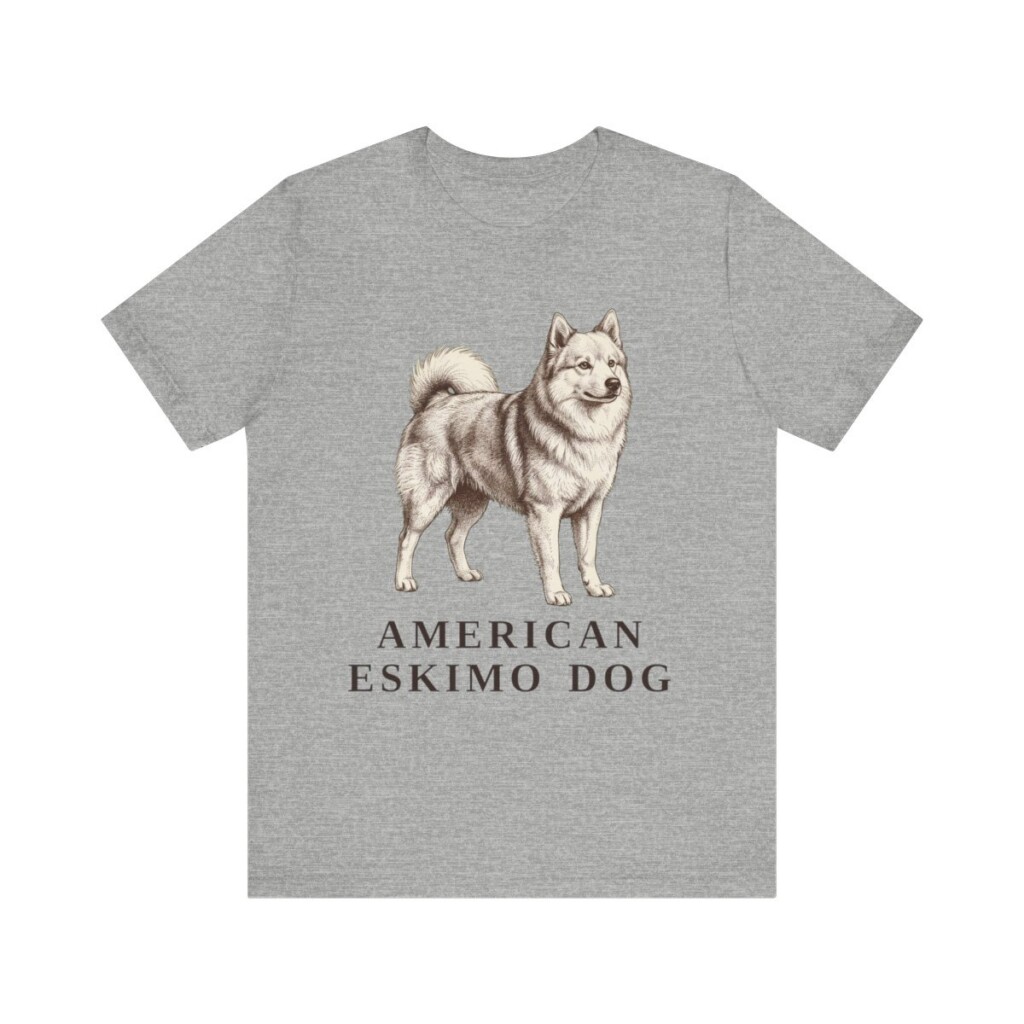 American Eskimo Dog Lover Shirt, Vintage Dog Sketch Tee, Dog Lover Gift American Eskimo Dog Lover Shirt, Vintage Dog Sketch Tee, Dog Lover Gift