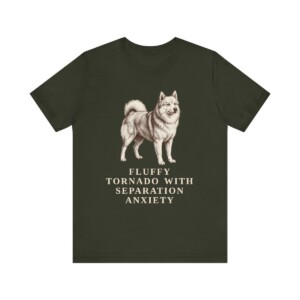 American Eskimo Dog Humor Shirt, Vintage Dog Sketch Tee, Dog Humor Gift