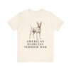 American Hairless Terrier Dad Shirt, Vintage Dog Sketch Tee, Dog Dad Gift