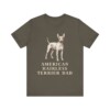 American Hairless Terrier Dad Shirt, Vintage Dog Sketch Tee, Dog Dad Gift