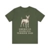 American Hairless Terrier Dad Shirt, Vintage Dog Sketch Tee, Dog Dad Gift
