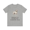 American Hairless Terrier Dad Shirt, Vintage Dog Sketch Tee, Dog Dad Gift