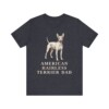American Hairless Terrier Dad Shirt, Vintage Dog Sketch Tee, Dog Dad Gift