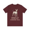 American Hairless Terrier Dad Shirt, Vintage Dog Sketch Tee, Dog Dad Gift