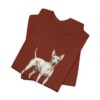 American Hairless Terrier Lover Shirt, Vintage Dog Sketch Tee, Dog Lover Gift