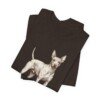 American Hairless Terrier Humor Shirt, Vintage Dog Sketch Tee, Dog Humor Gift