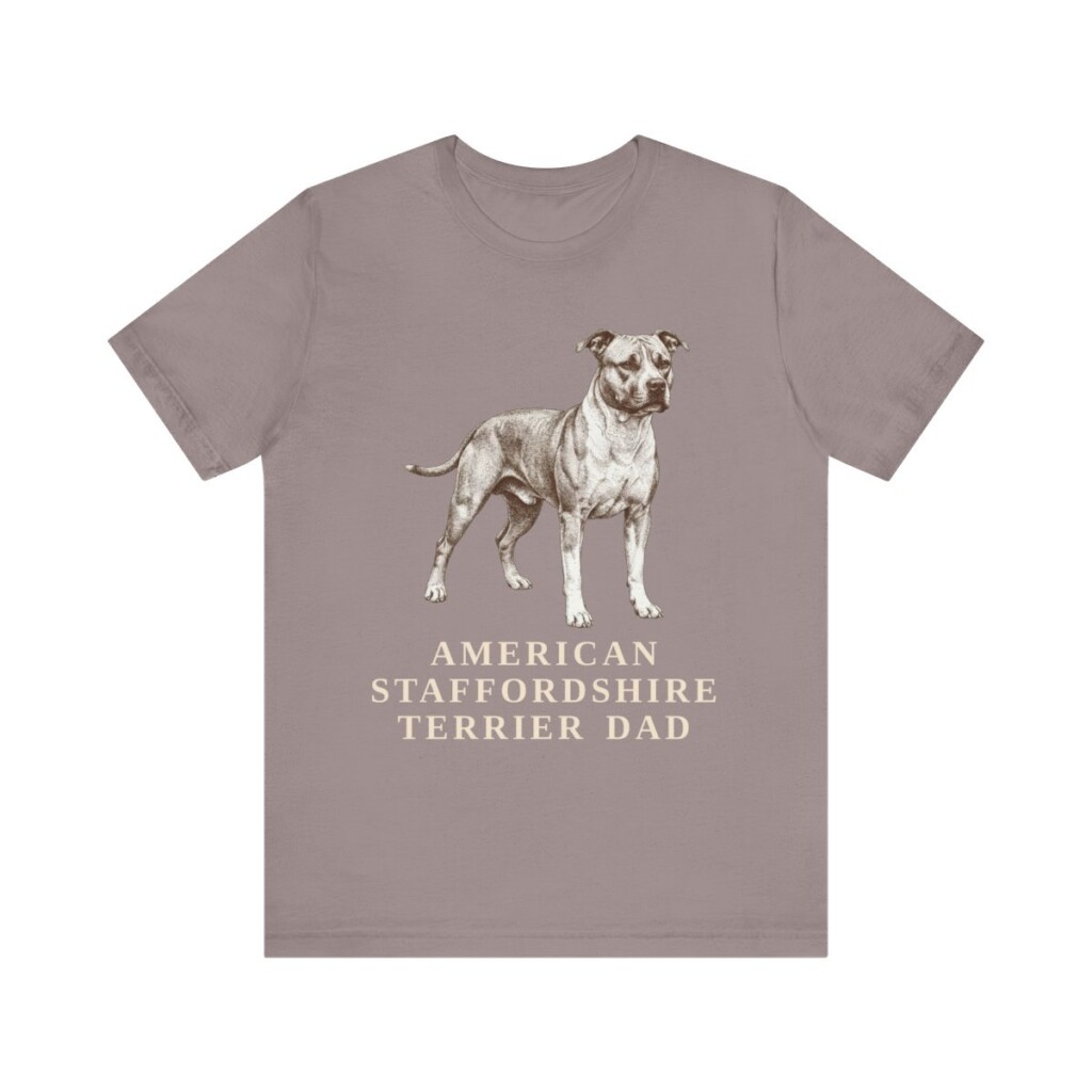 American Staffordshire Terrier Dad Shirt, Vintage Dog Sketch Tee, Dog Dad Gift American Staffordshire Terrier Dad Shirt, Vintage Dog Sketch Tee, Dog Dad Gift