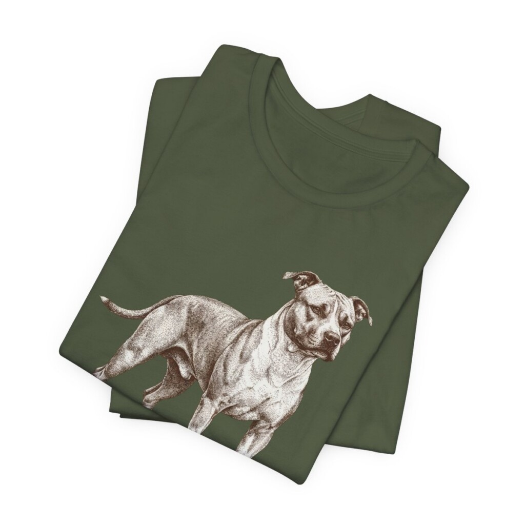 American Staffordshire Terrier Dad Shirt, Vintage Dog Sketch Tee, Dog Dad Gift American Staffordshire Terrier Dad Shirt, Vintage Dog Sketch Tee, Dog Dad Gift