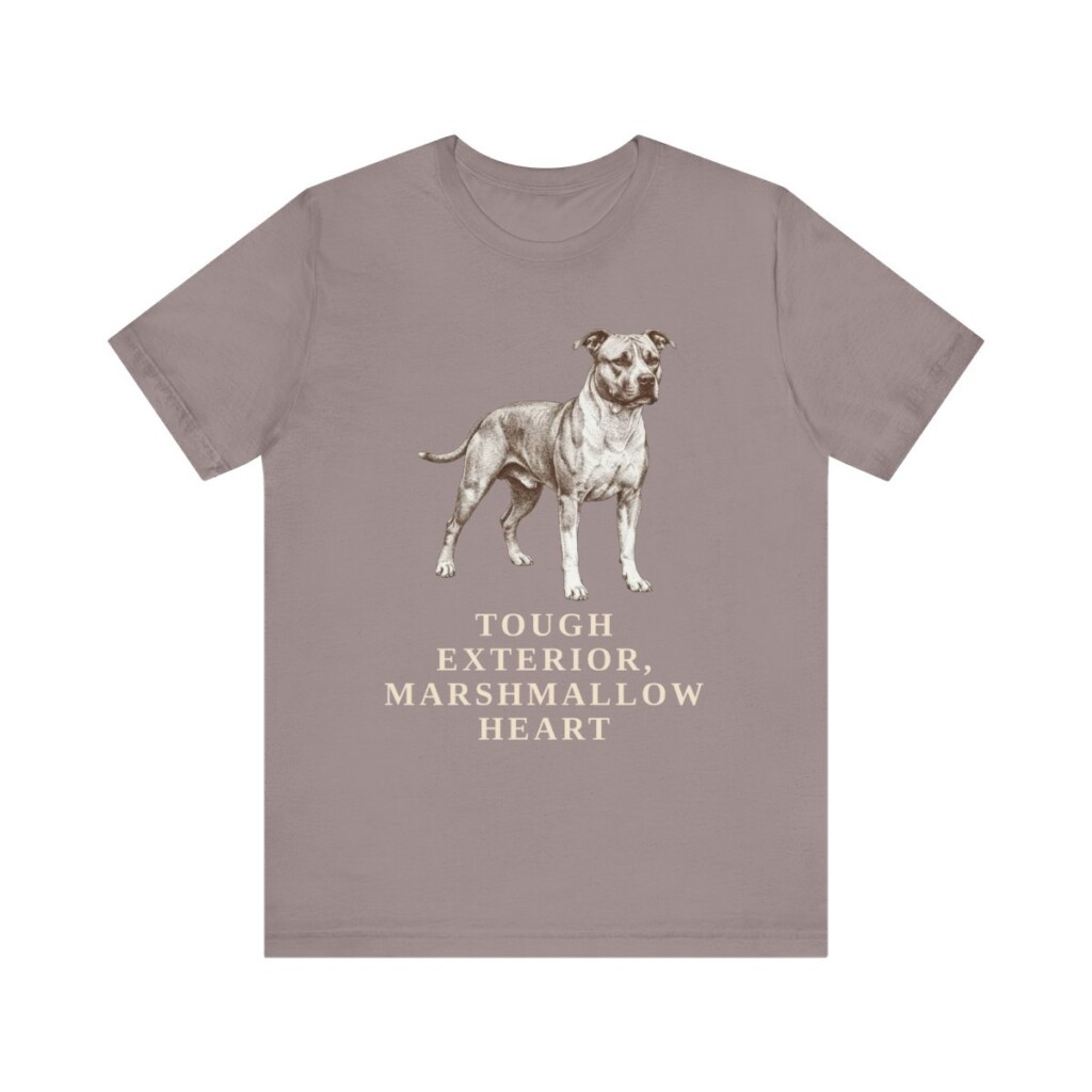 American Staffordshire Terrier Humor Shirt, Vintage Dog Sketch Tee, Dog Humor Gift
