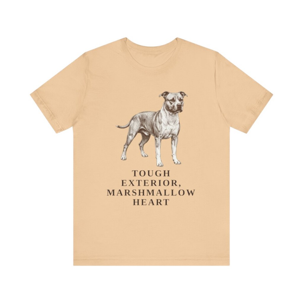 American Staffordshire Terrier Humor Shirt, Vintage Dog Sketch Tee, Dog Humor Gift