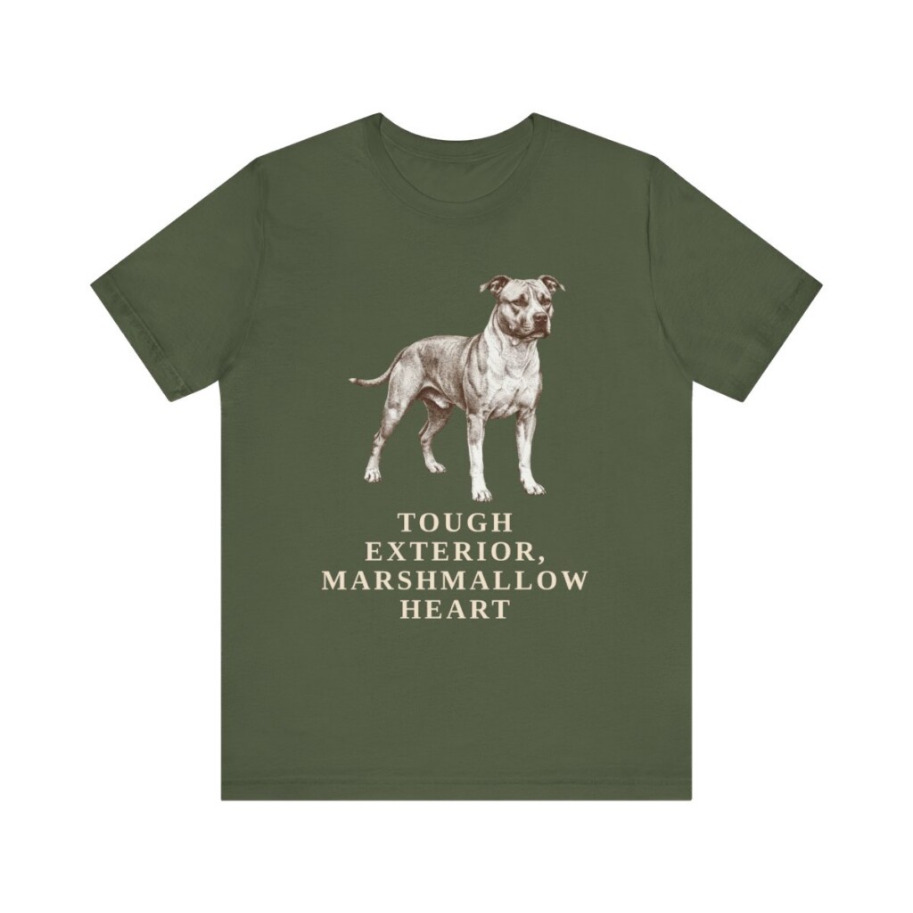 American Staffordshire Terrier Humor Shirt, Vintage Dog Sketch Tee, Dog Humor Gift