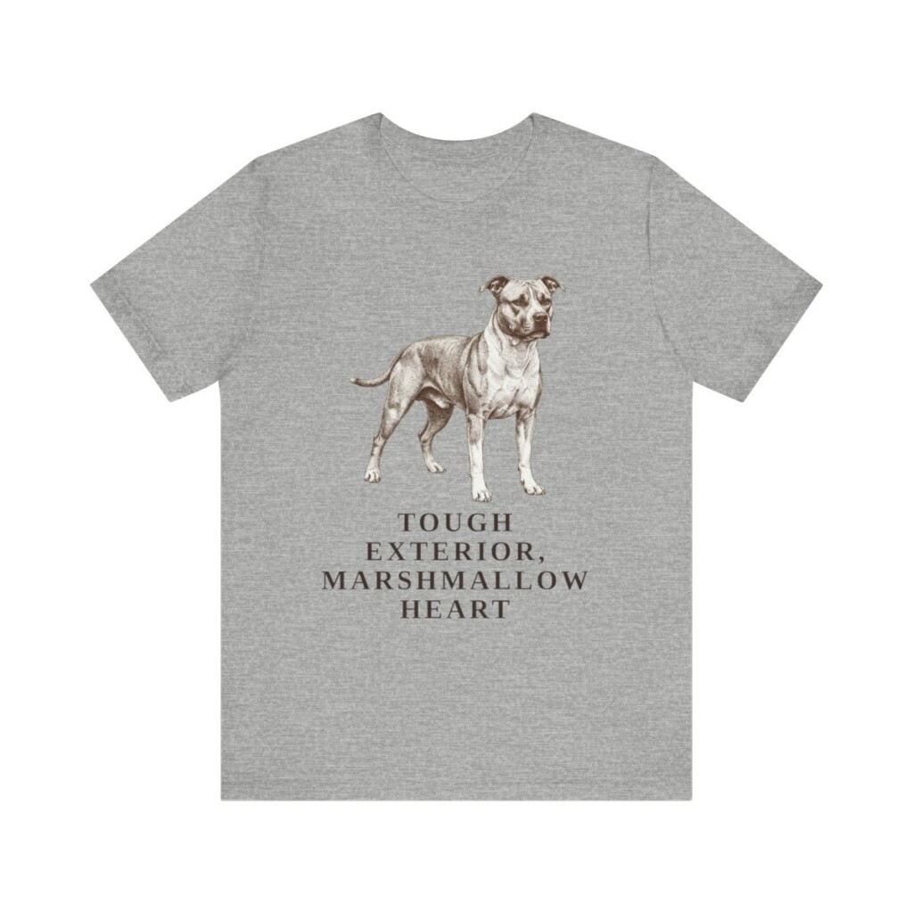 American Staffordshire Terrier Humor Shirt, Vintage Dog Sketch Tee, Dog Humor Gift