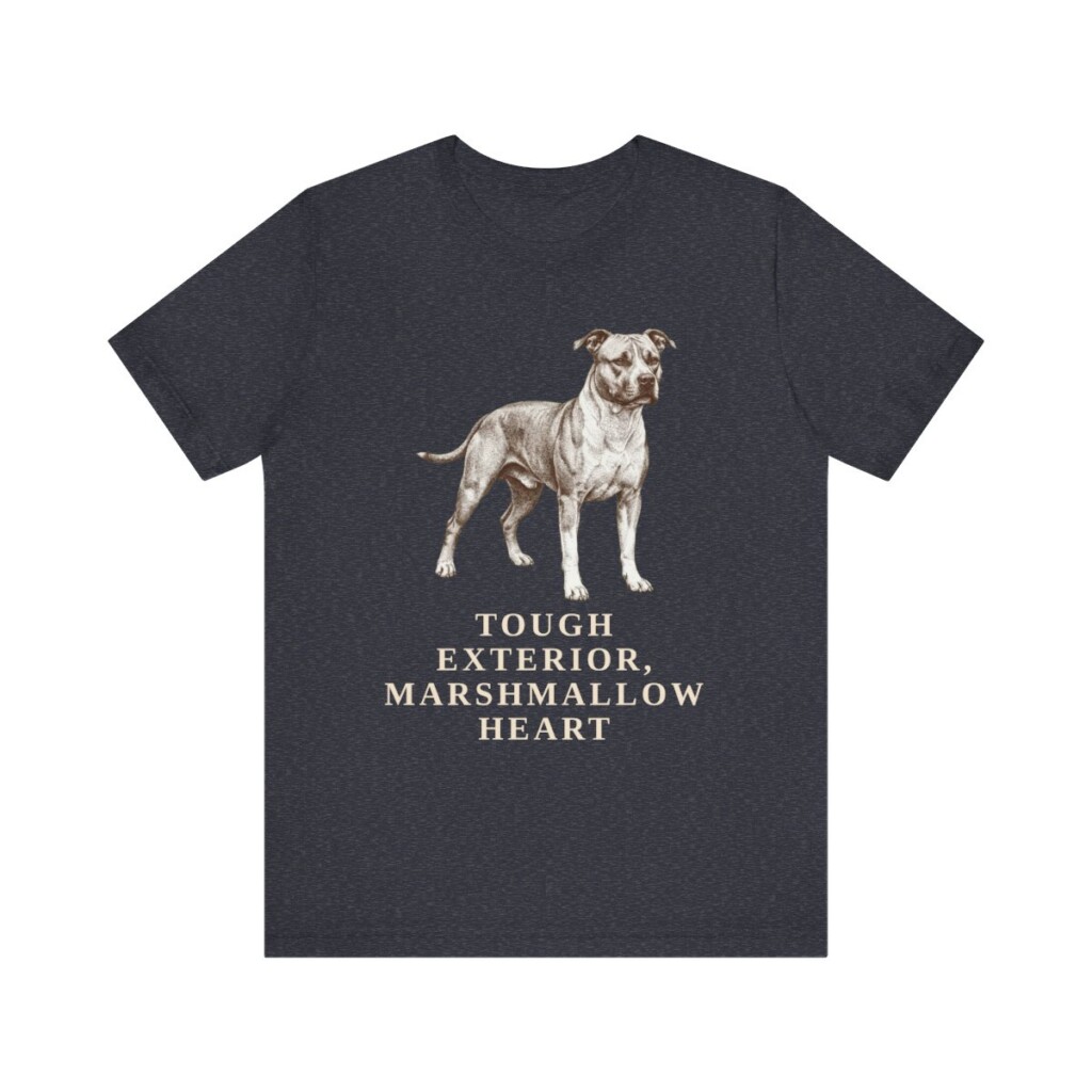 American Staffordshire Terrier Humor Shirt, Vintage Dog Sketch Tee, Dog Humor Gift