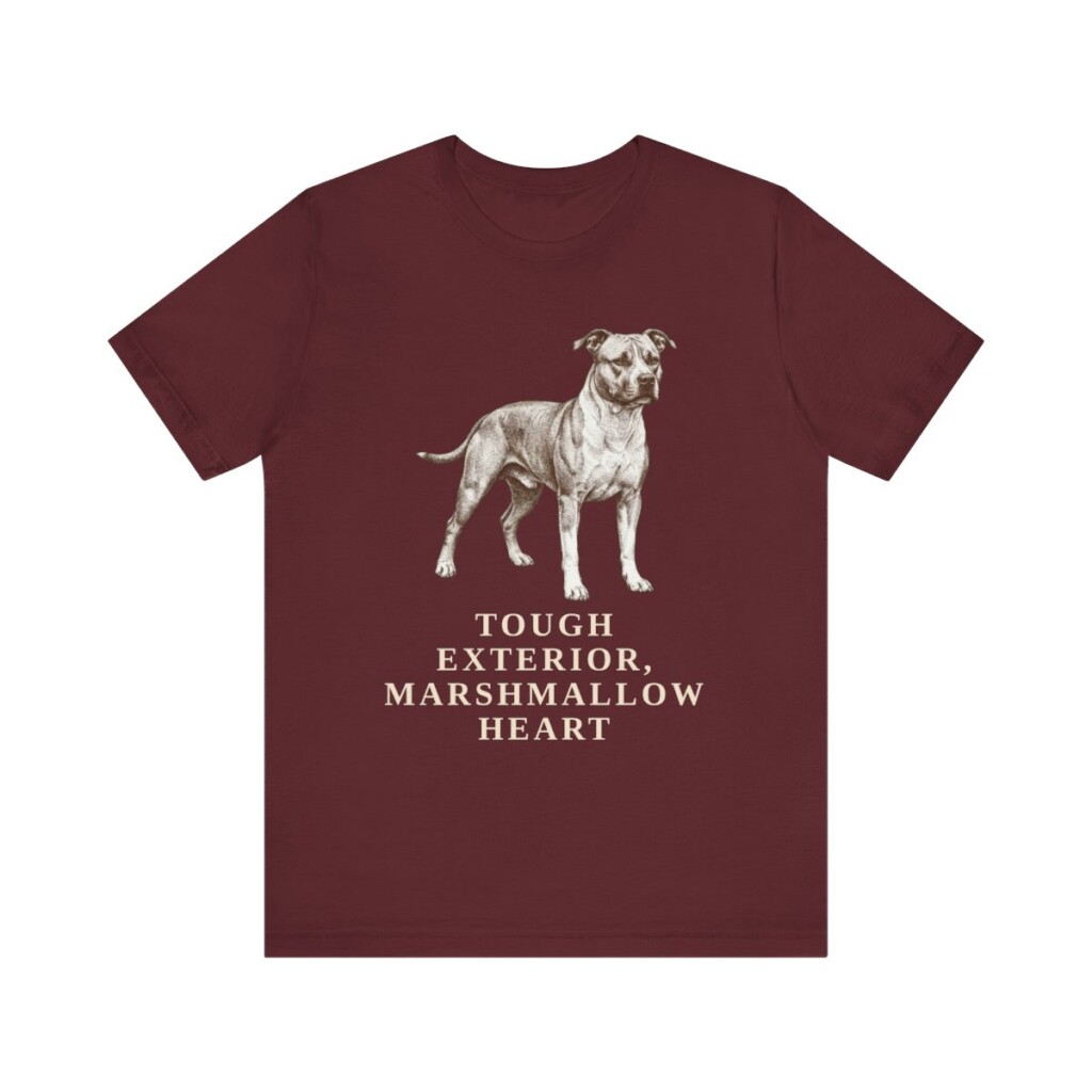American Staffordshire Terrier Humor Shirt, Vintage Dog Sketch Tee, Dog Humor Gift