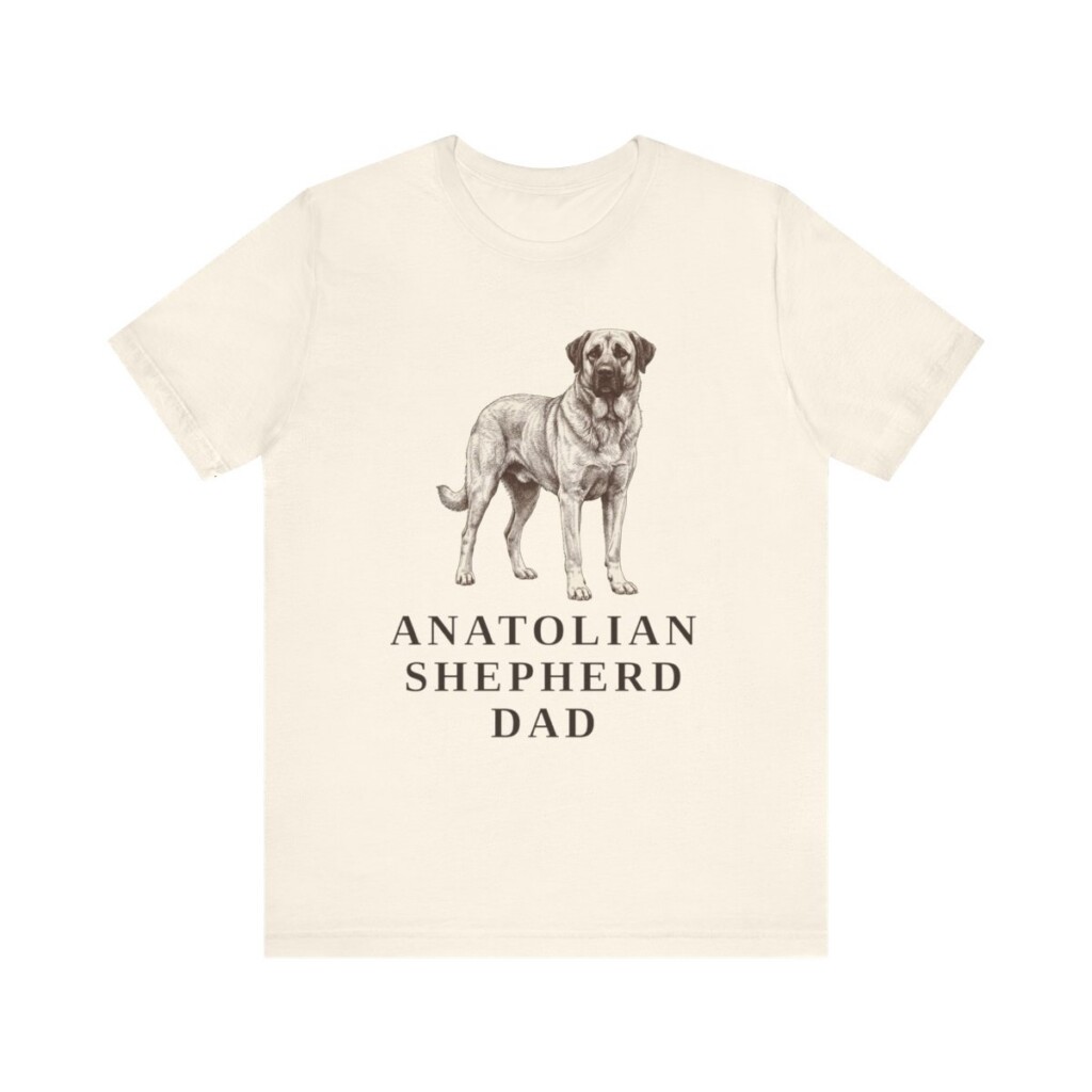 Anatolian Shepherd Dad Shirt, Vintage Dog Sketch Tee, Dog Dad Gift Anatolian Shepherd Dad Shirt, Vintage Dog Sketch Tee, Dog Dad Gift