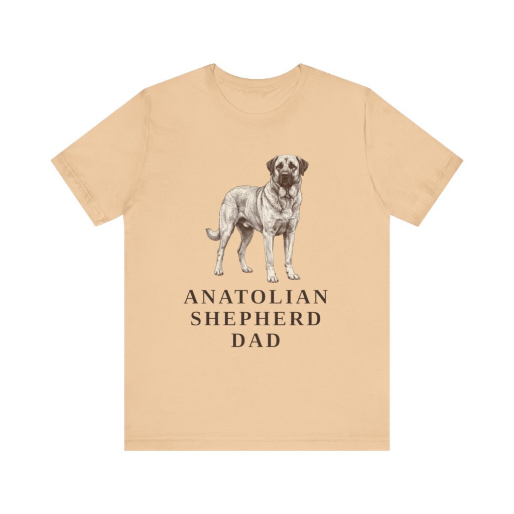 Anatolian Shepherd Dad Shirt, Vintage Dog Sketch Tee, Dog Dad Gift Anatolian Shepherd Dad Shirt, Vintage Dog Sketch Tee, Dog Dad Gift
