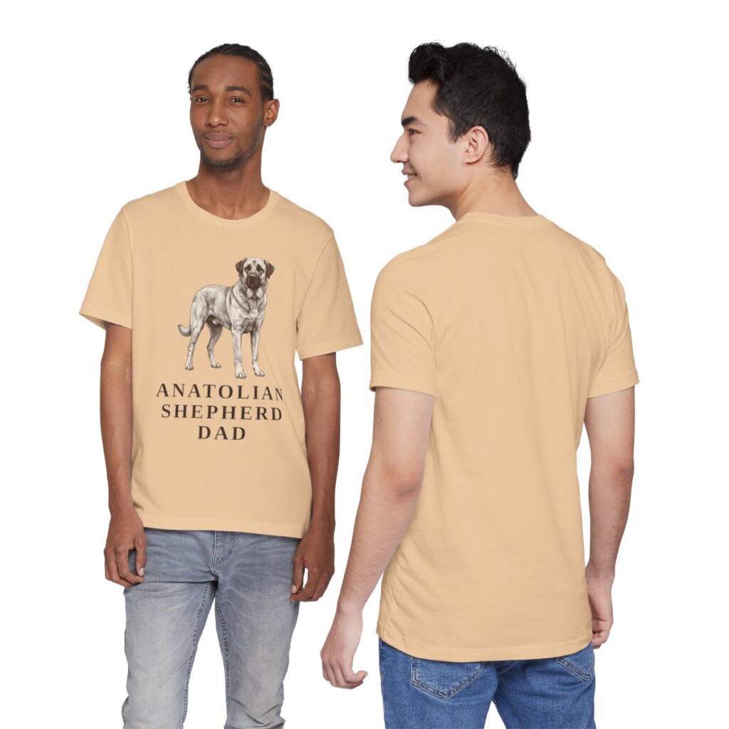 Anatolian Shepherd Dad Shirt, Vintage Dog Sketch Tee, Dog Dad Gift Anatolian Shepherd Dad Shirt, Vintage Dog Sketch Tee, Dog Dad Gift
