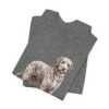 Aussiedoodle Dad Shirt, Vintage Dog Sketch Tee, Dog Dad Gift