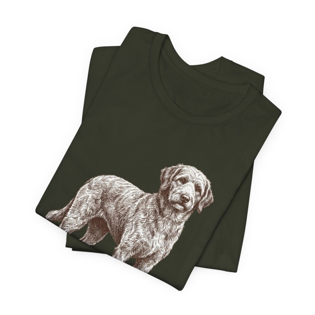 Aussiedoodle Mom Shirt, Vintage Dog Sketch Tee, Dog Mom Gift