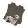 Aussiedoodle Lover Shirt, Vintage Dog Sketch Tee, Dog Lover Gift