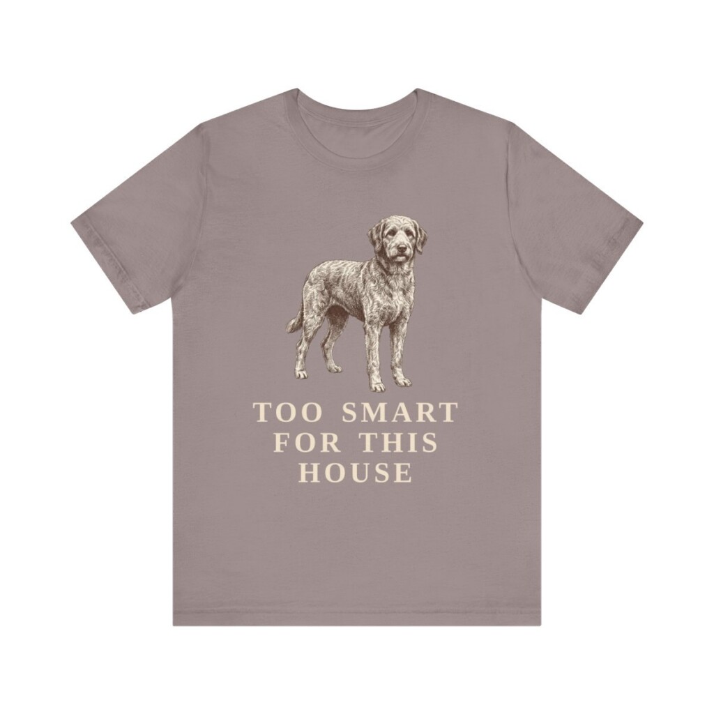 Aussiedoodle Humor Shirt, Vintage Dog Sketch Tee, Dog Humor Gift