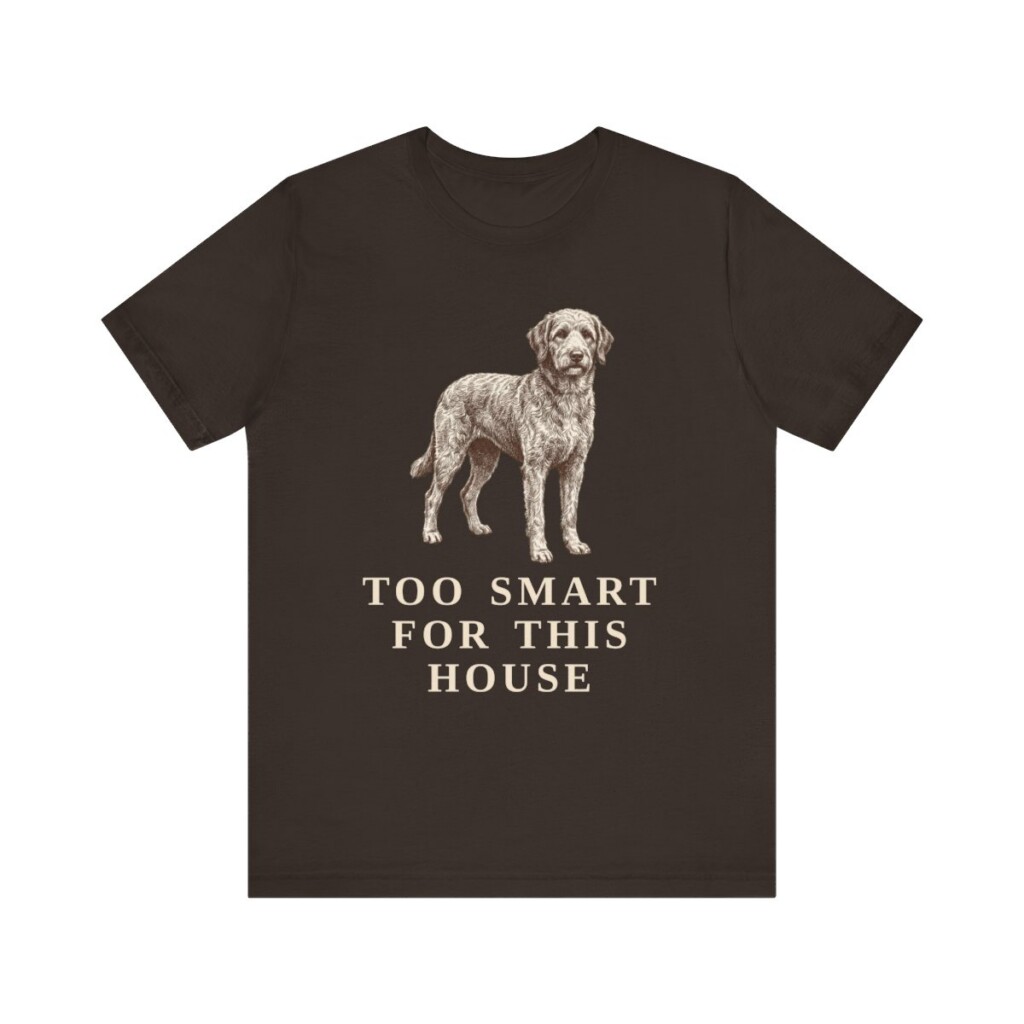 Aussiedoodle Humor Shirt, Vintage Dog Sketch Tee, Dog Humor Gift