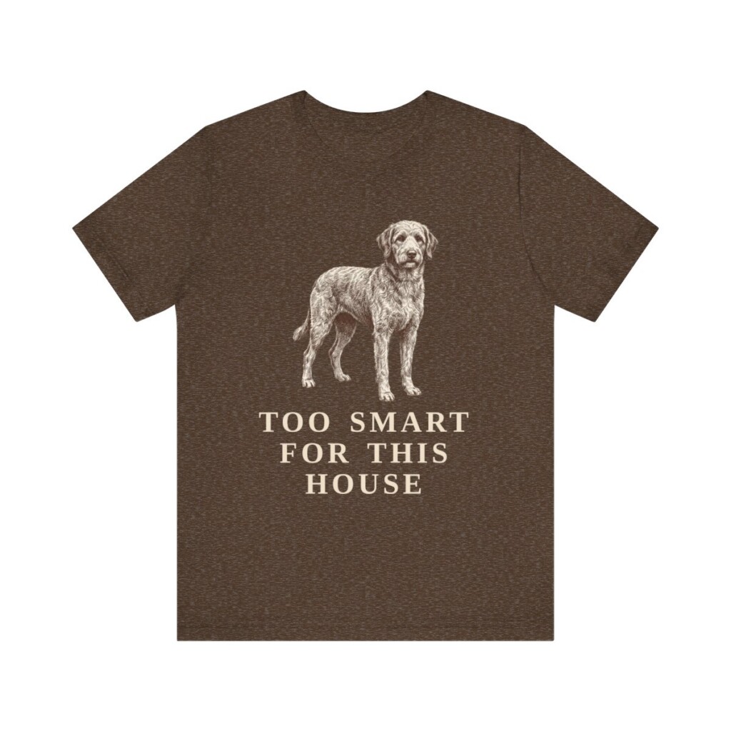 Aussiedoodle Humor Shirt, Vintage Dog Sketch Tee, Dog Humor Gift