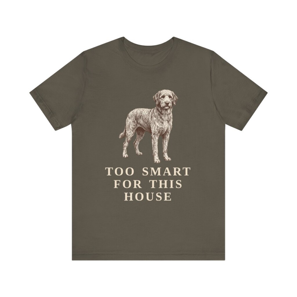 Aussiedoodle Humor Shirt, Vintage Dog Sketch Tee, Dog Humor Gift
