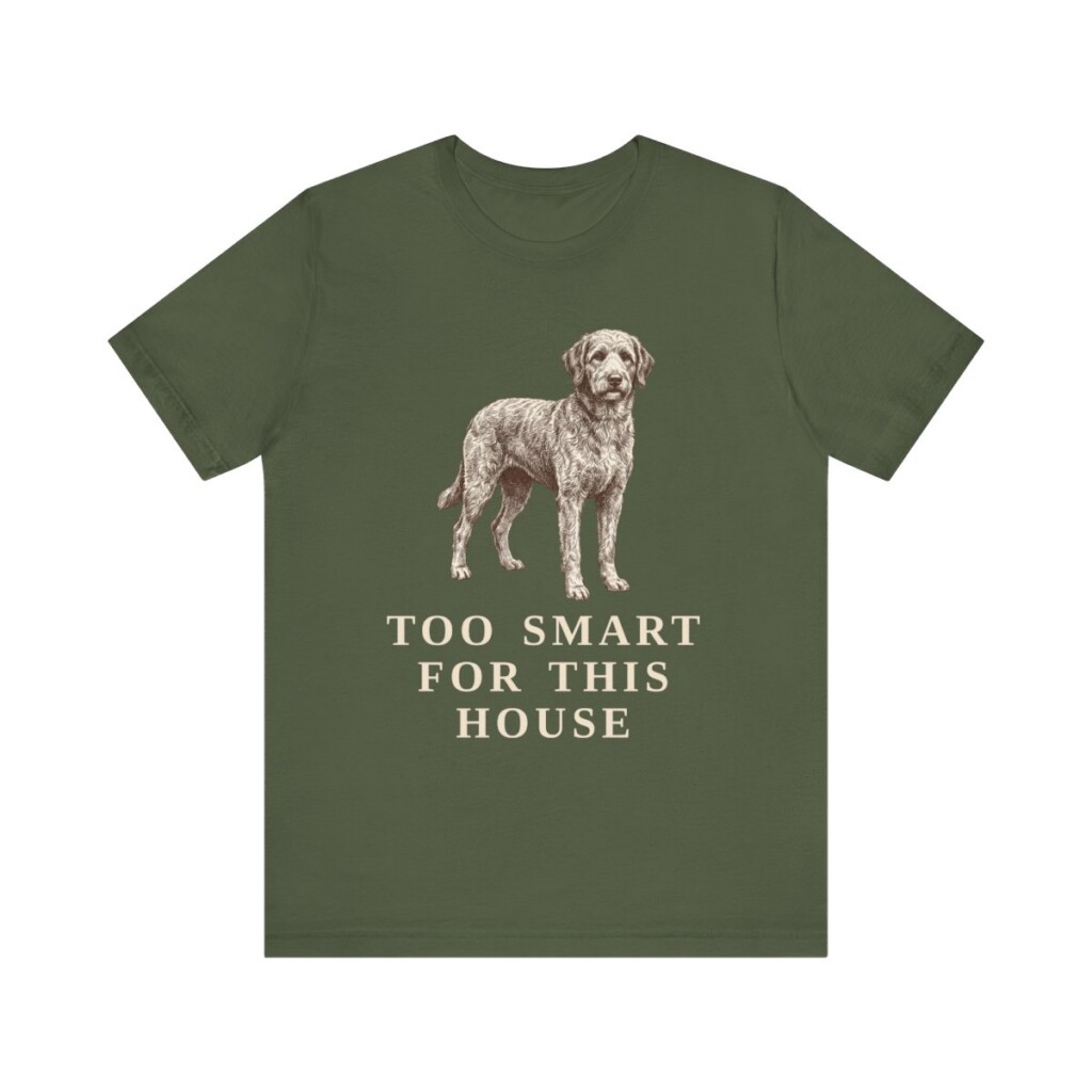 Aussiedoodle Humor Shirt, Vintage Dog Sketch Tee, Dog Humor Gift