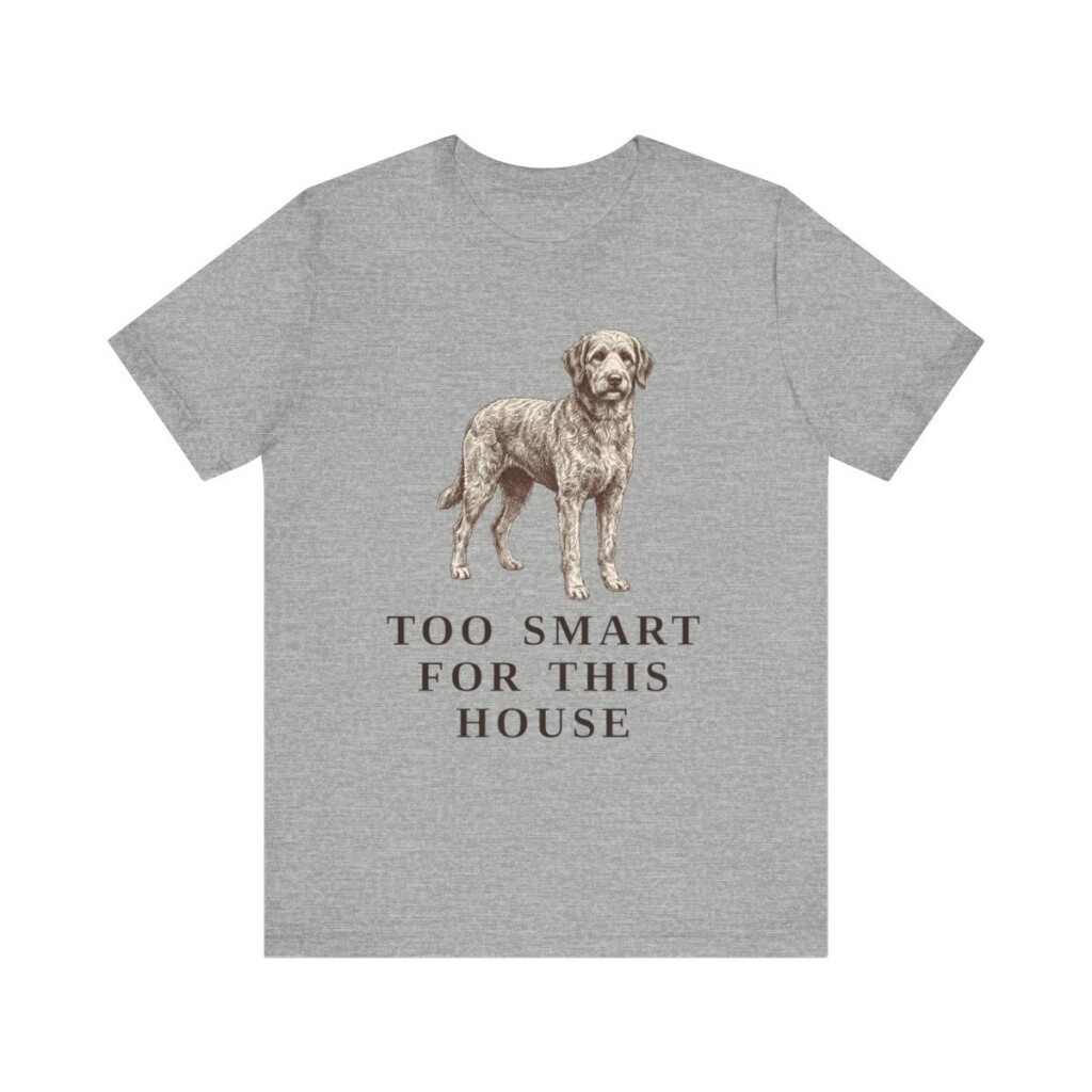 Aussiedoodle Humor Shirt, Vintage Dog Sketch Tee, Dog Humor Gift