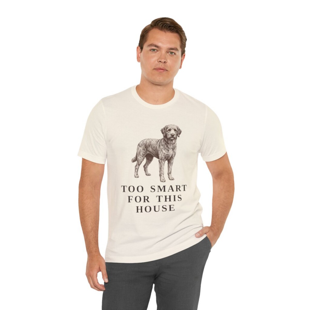 Aussiedoodle Humor Shirt, Vintage Dog Sketch Tee, Dog Humor Gift