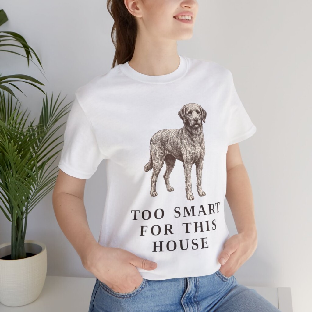 Aussiedoodle Humor Shirt, Vintage Dog Sketch Tee, Dog Humor Gift