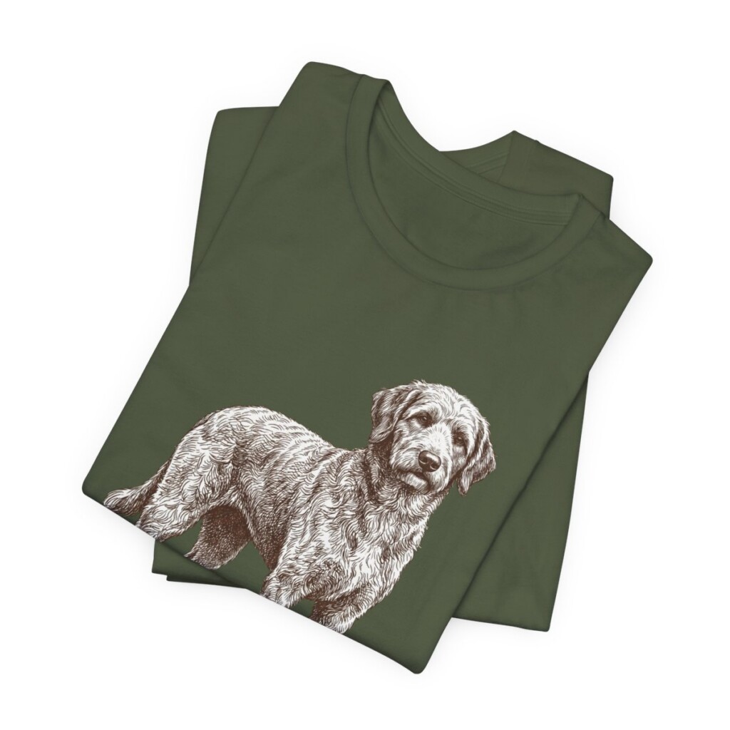 Aussiedoodle Latin Shirt, Vintage Dog Sketch Tee, Dog Latin Gift